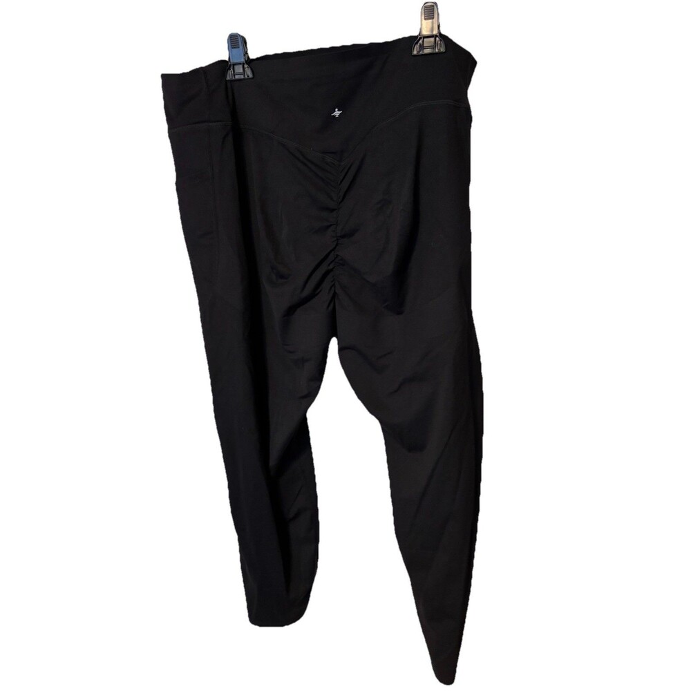 Halara Ultrasculpt Leggings Size 3x Black Soft Moisture Wick Pockets Back Form - Picture 3 of 6